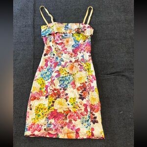 D&G Floral Multicolor Mini Dress